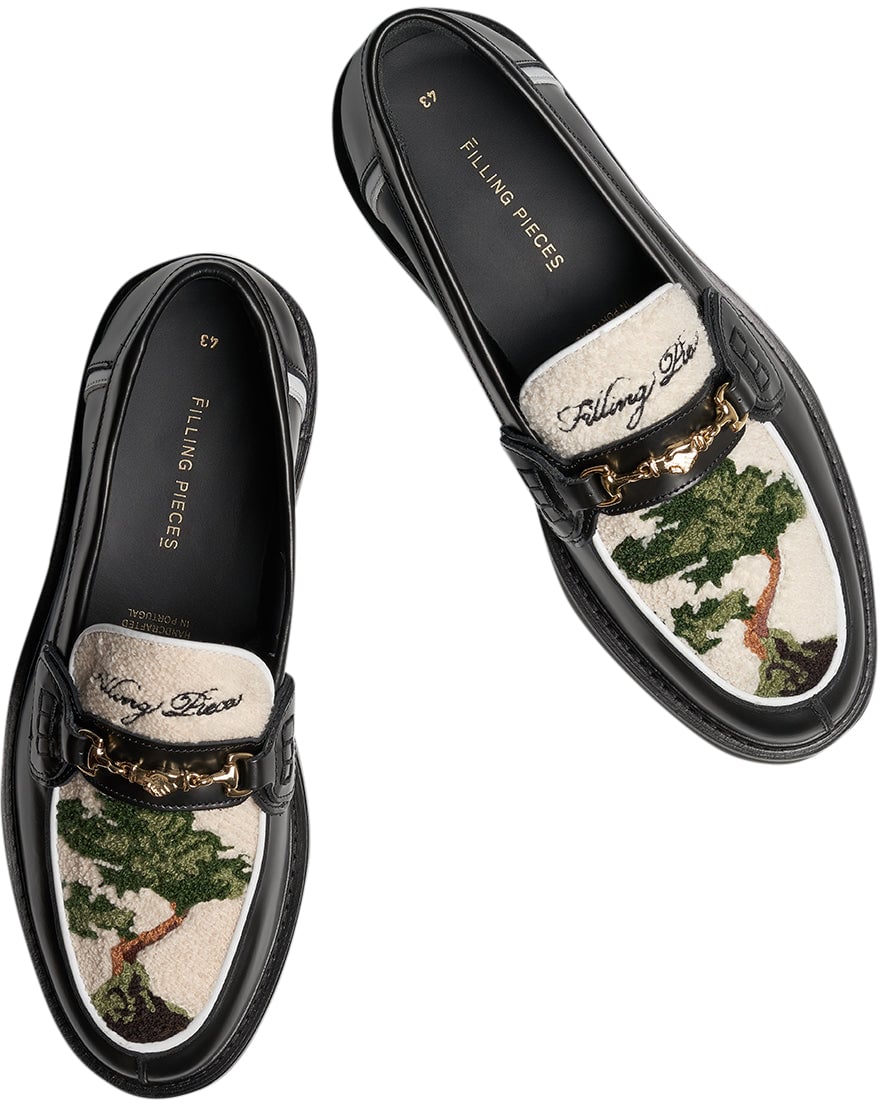 Filling Pieces Loafer Bonsai Black Zwart