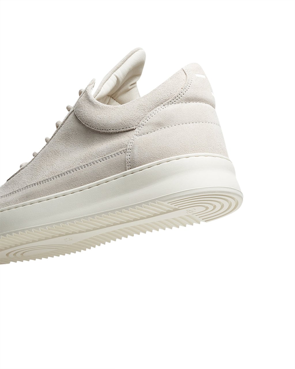 Filling Pieces Low Top Suede Organic Off White Wit