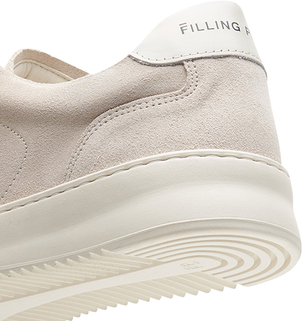Filling Pieces Mondo Suede Organic Off White Wit