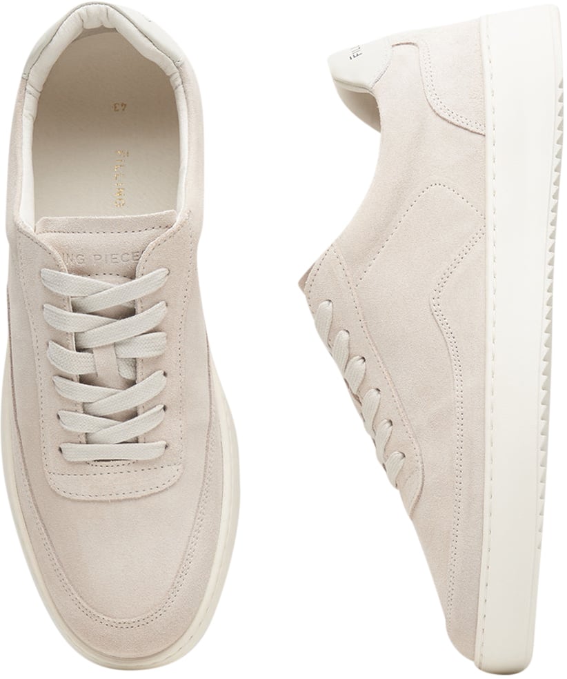 Filling Pieces Mondo Suede Organic Off White Wit