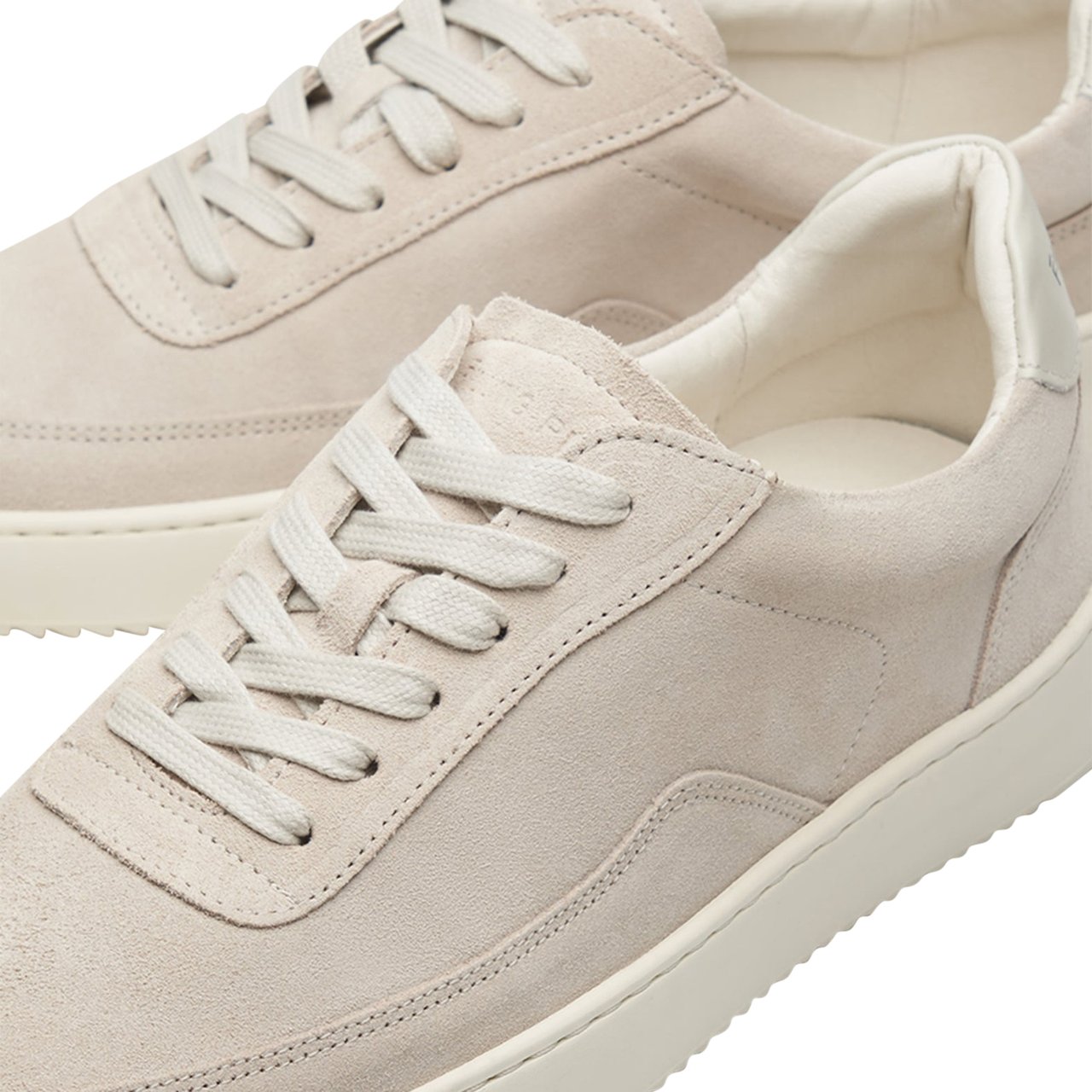 Filling Pieces Mondo Suede Organic Off White Wit