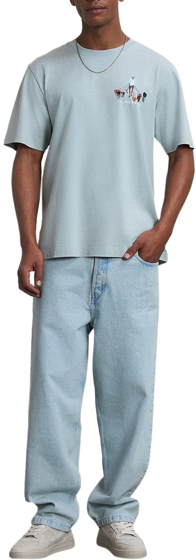 Filling Pieces T-shirt Dog Walker Arona Grijs
