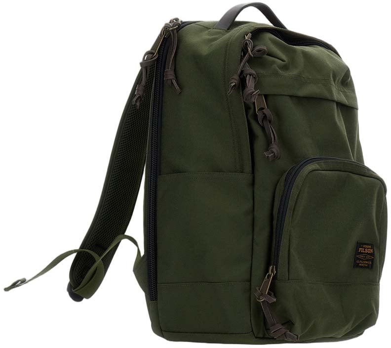 Filson Double-Layered Cordura Nylon Backpack with Padded Laptop Pocket Groen
