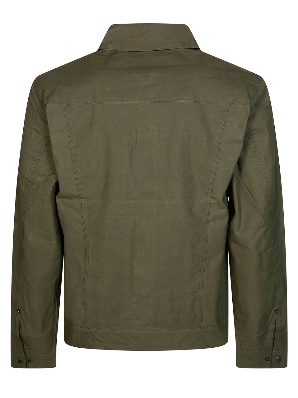 Filson Men Green Cotton Multiple Pockets Jacket Grijs