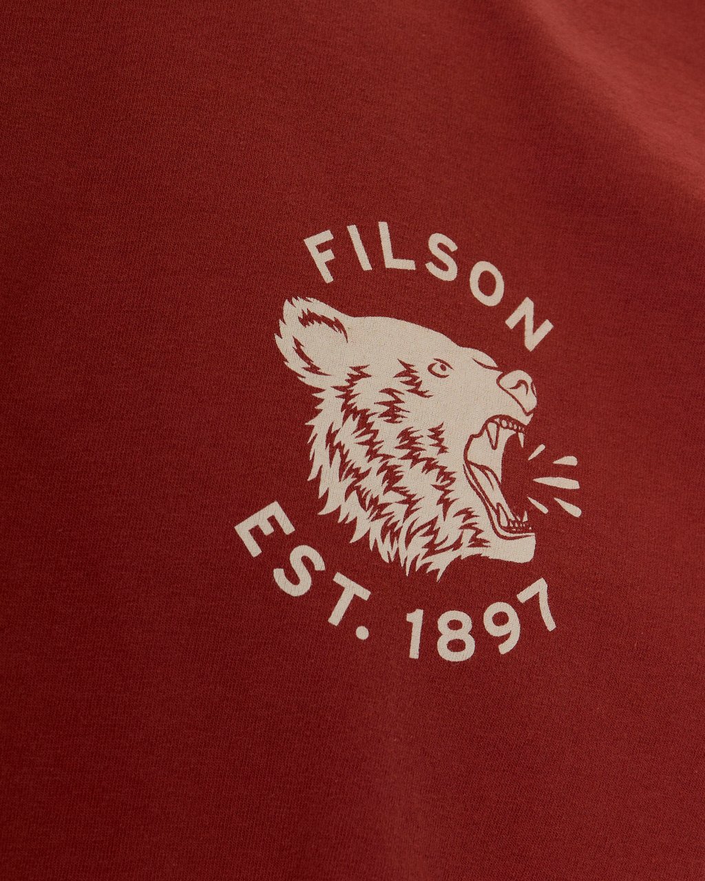 Filson T-Shirts And Polos Chili Oil Maroon