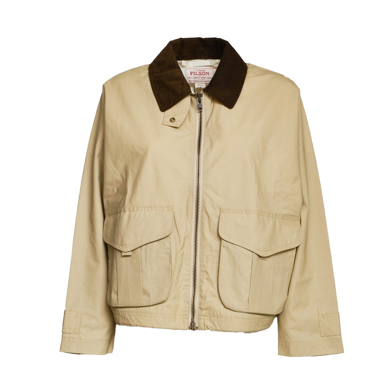 Filson Drywax Finish Ranger Over Jacket Neutraal