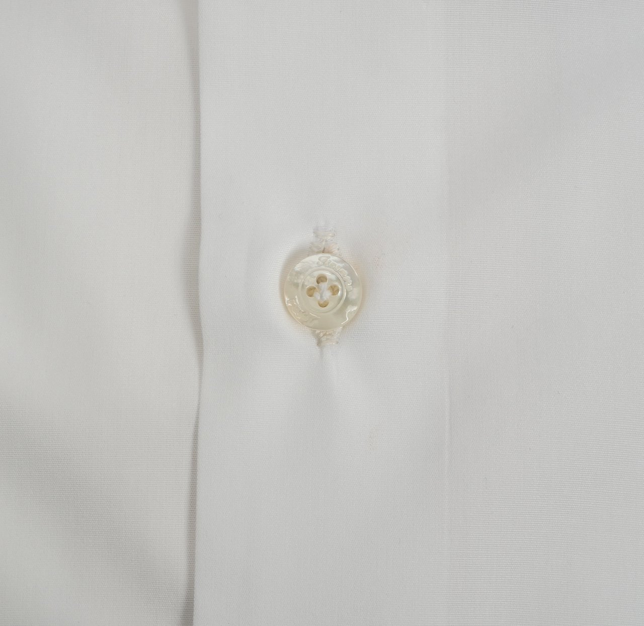 Finamore 1925 Napoli Double-Twisted Cotton Poplin Tailored Shirt Wit