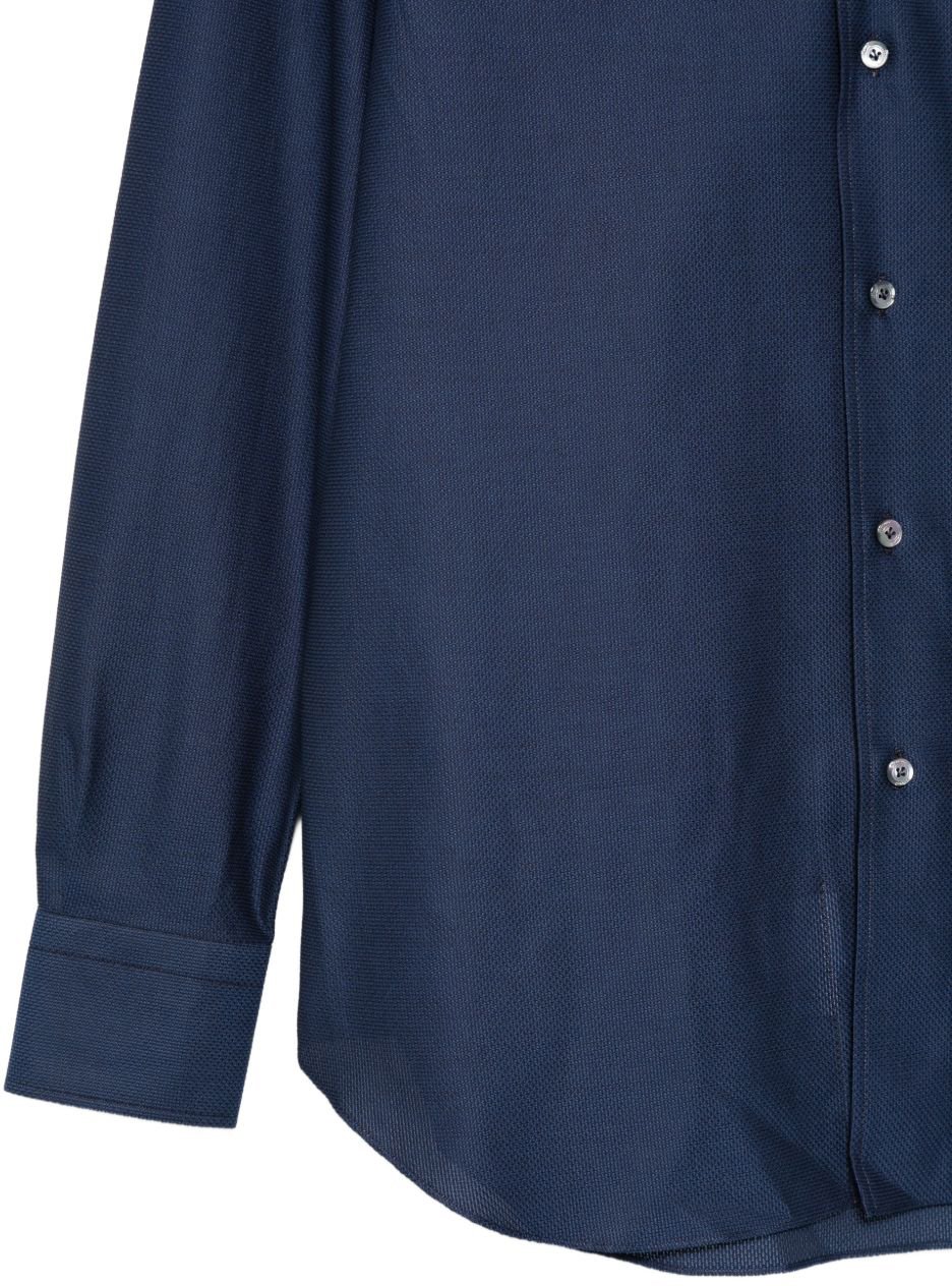 Finamore 1925 Napoli Shirts Blue Blauw