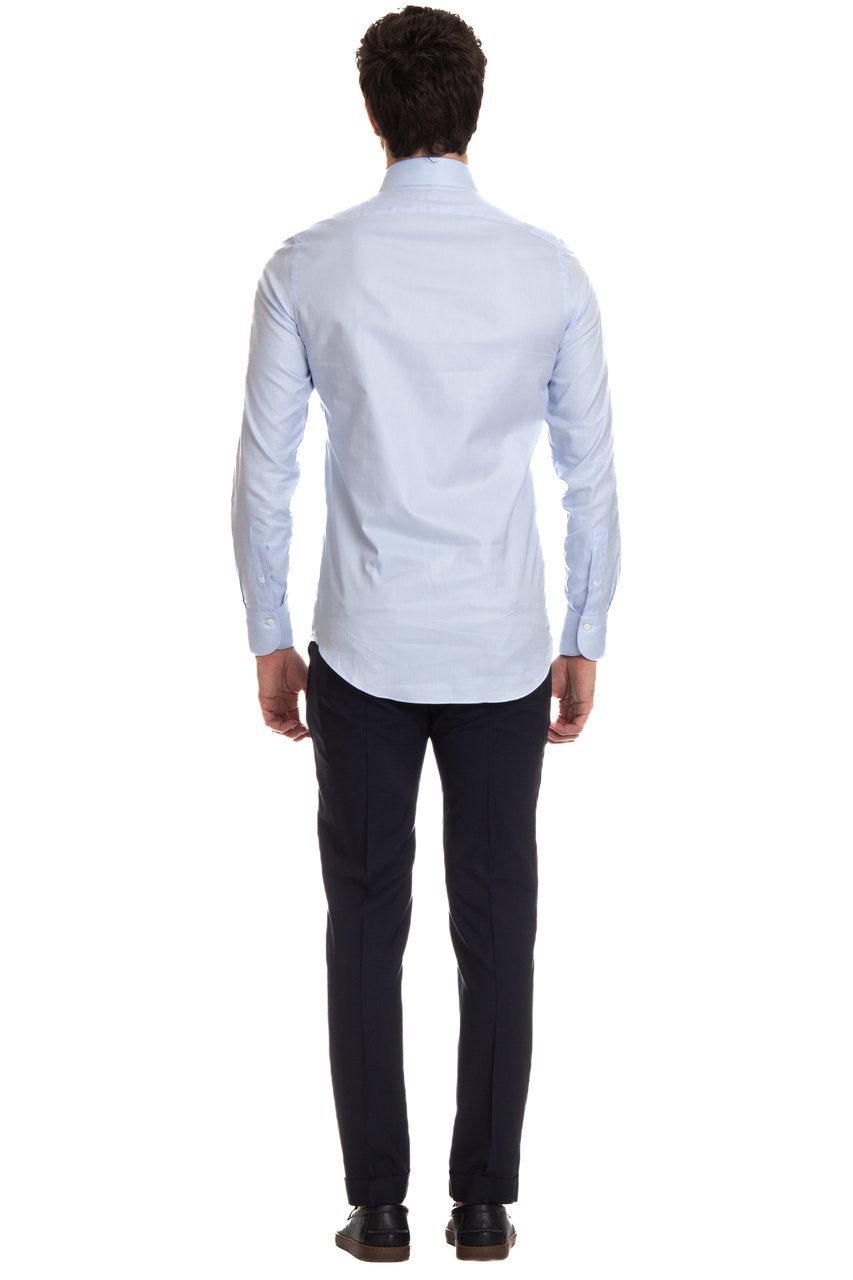 Finamore 1925 Napoli Oxford Tailored Shirt Milano Line Wit