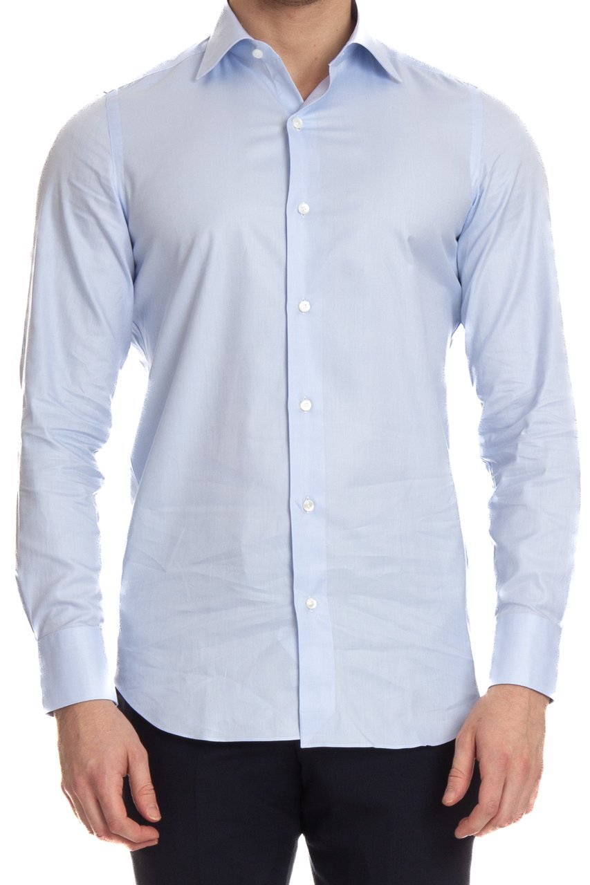 Finamore 1925 Napoli Oxford Tailored Shirt Milano Line Wit