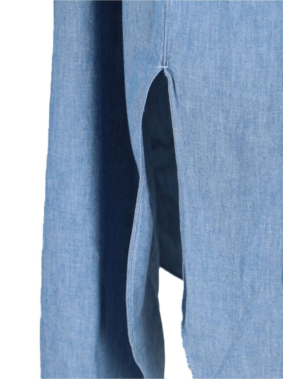 Finamore 1925 Napoli Maxi Shirt Dress – Light Blue Blauw