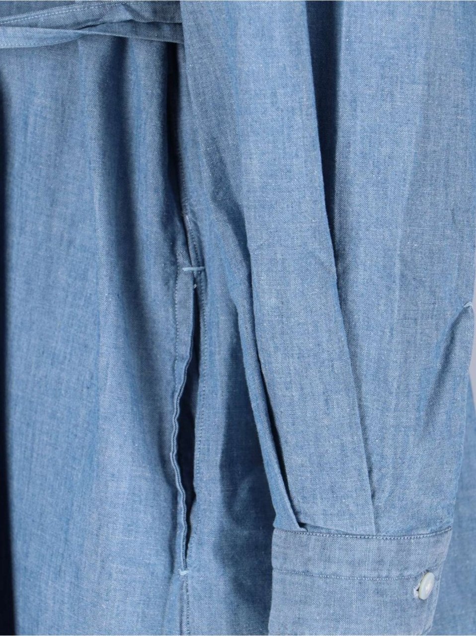 Finamore 1925 Napoli Maxi Shirt Dress – Light Blue Blauw