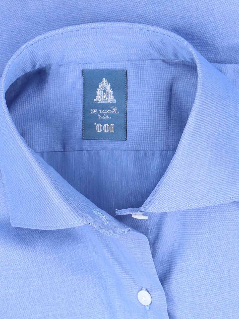 Finamore 1925 Napoli Classic Blue Finamore 1925 Shirt Blauw