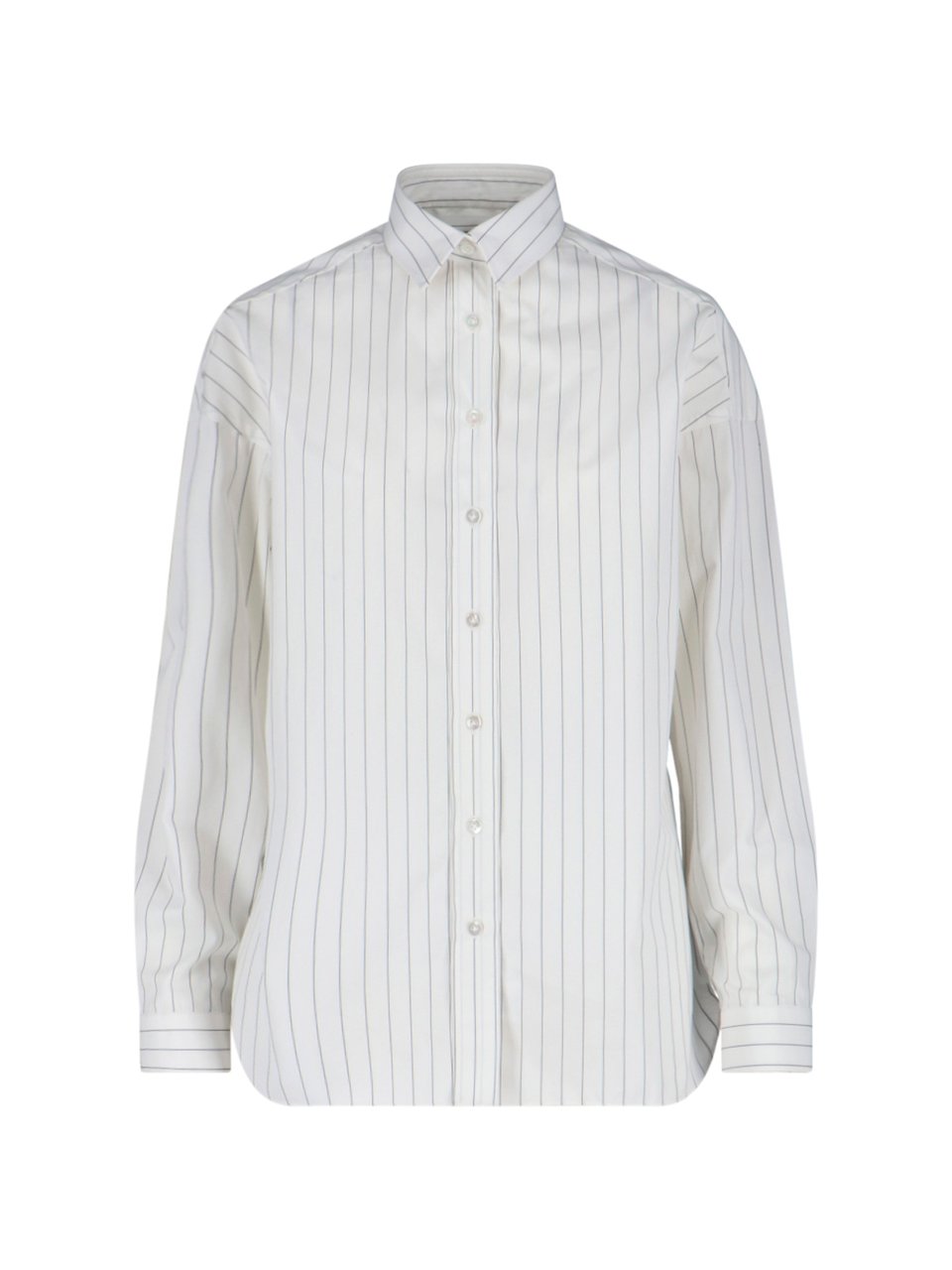 Finamore 1925 Napoli White Napoli Traveller Shirt Wit