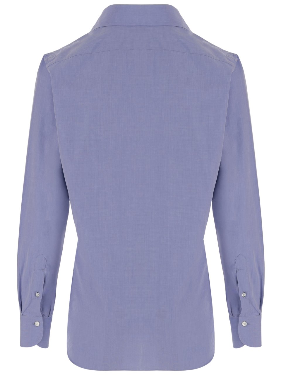 Finamore 1925 Napoli Classic Collar Cotton Shirt Blauw