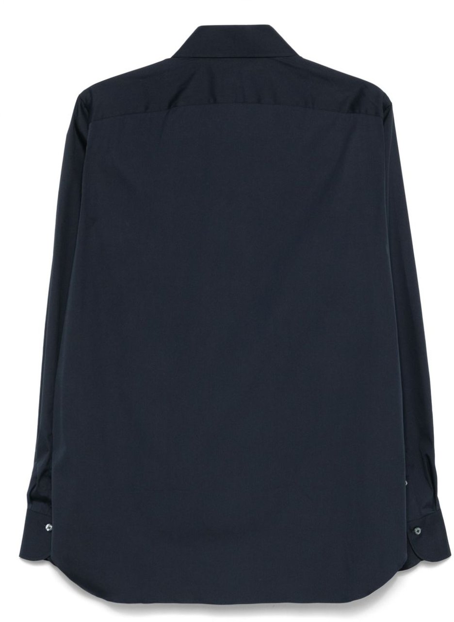 Finamore 1925 Napoli Shirts Blue Blauw