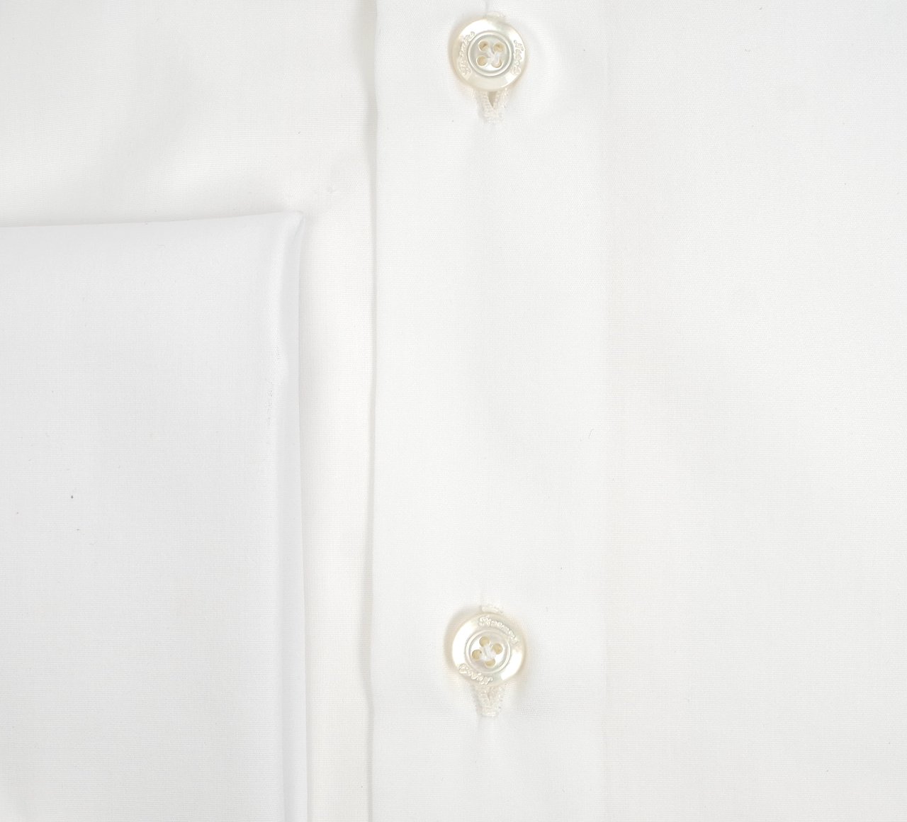 Finamore 1925 Napoli Double-Twisted Cotton Poplin Tailored Shirt Wit