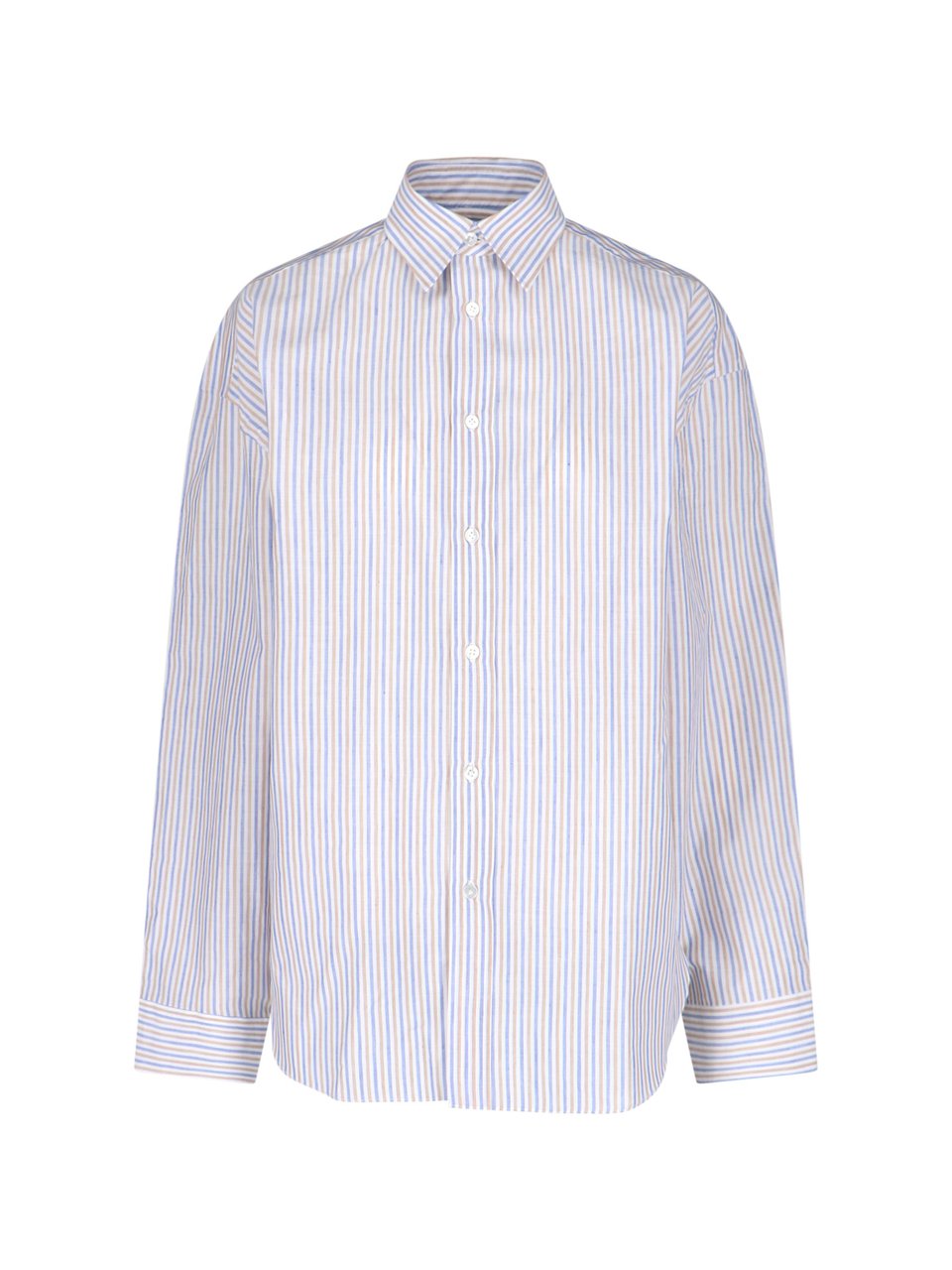 Finamore 1925 Napoli "Oriana" Oversize Shirt – White Wit