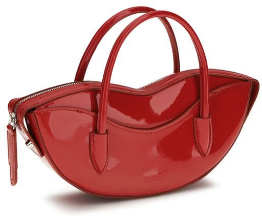 Fiorucci Crescent-Shaped Handbag Rood