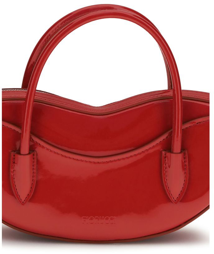 Fiorucci Crescent-Shaped Handbag Rood