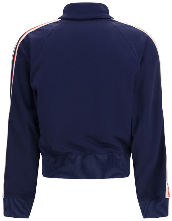 Fiorucci Blue Polyester Sweatshirt Blauw