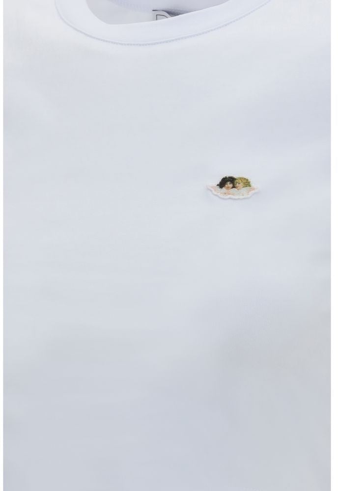 Fiorucci White Cotton T-Shirt Wit