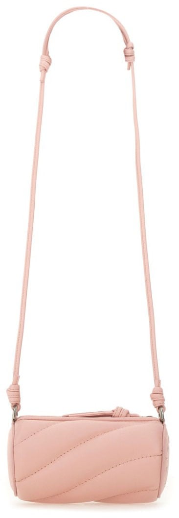 Fiorucci Cylindrical Quilted Micro Mella Bag Roze