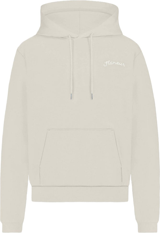 FLÂNEUR Signature Hoodie | Beige Beige