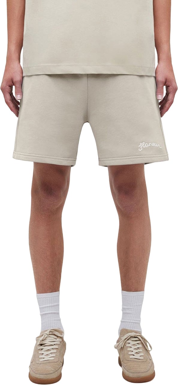 FLÂNEUR Signature Shorts | Beige Beige