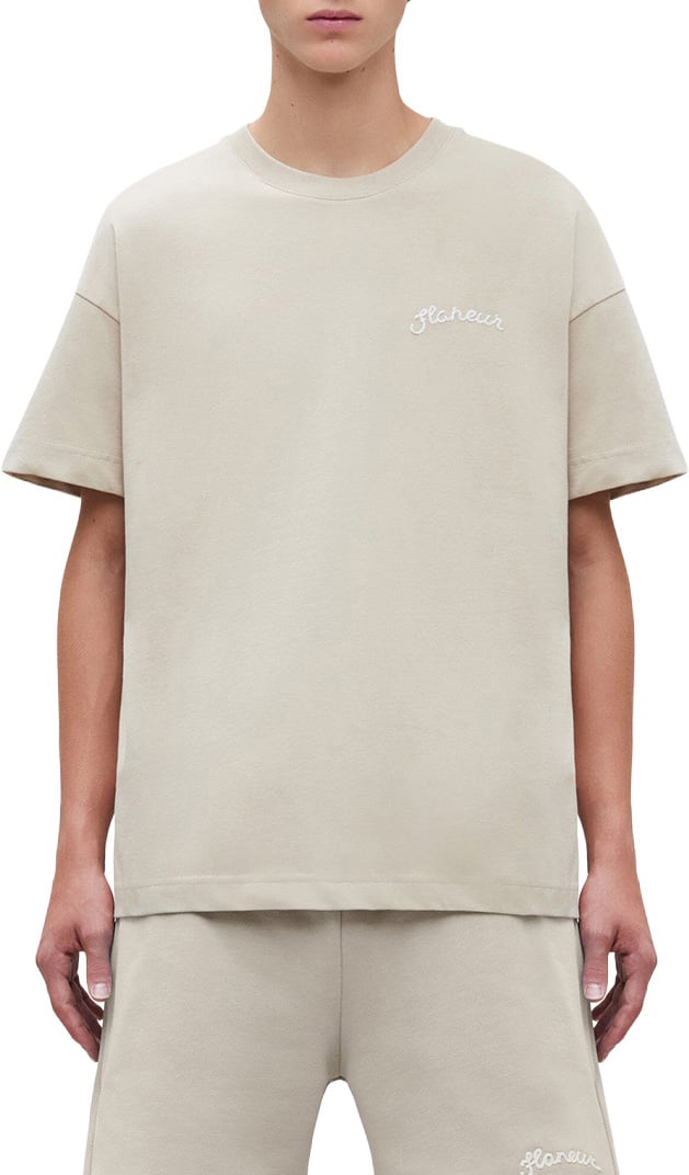 FLÂNEUR Signature T-Shirt | Beige Beige
