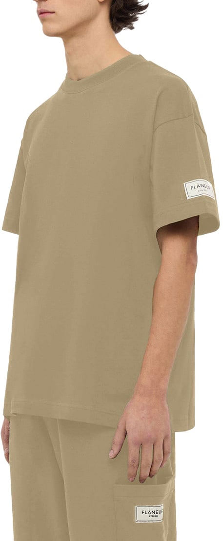 FLÂNEUR Atelier T-Shirt | Light Brown Bruin