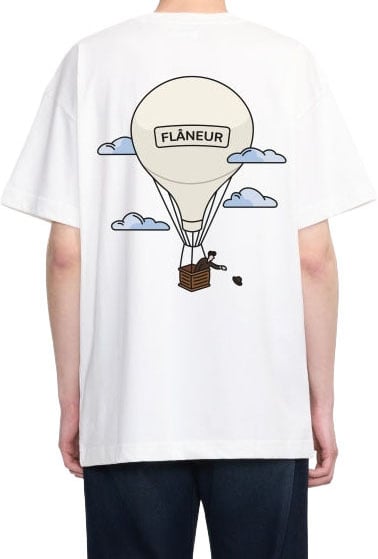 FLÂNEUR Aéronautique T-Shirt | White Wit