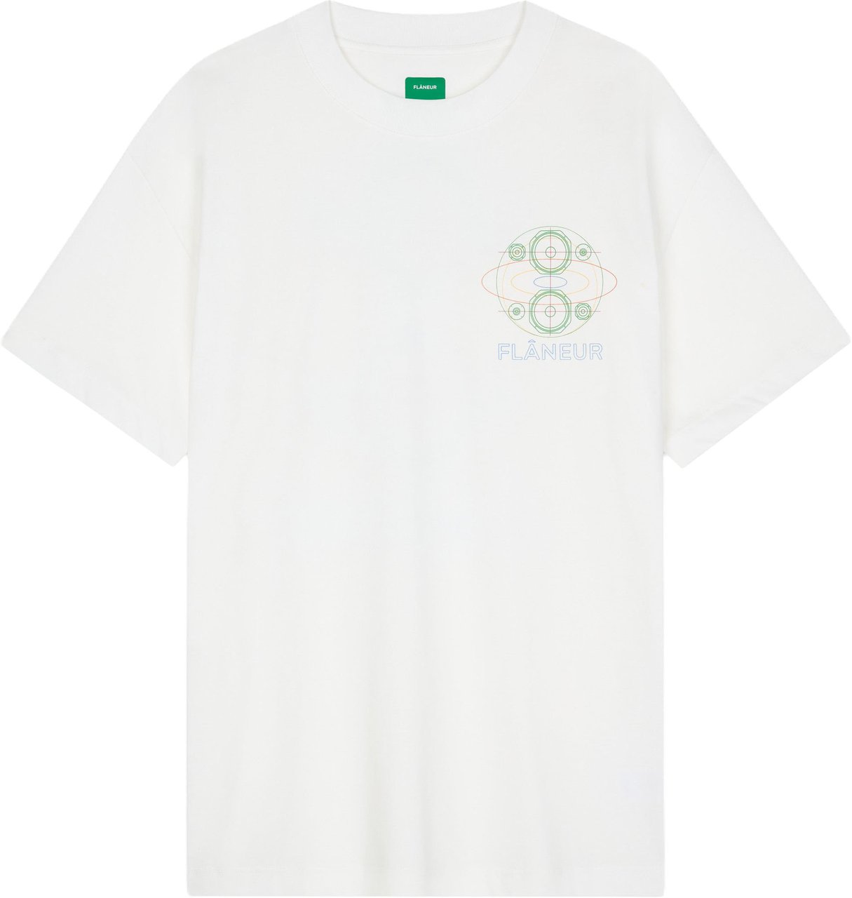 FLÂNEUR Speaker T-Shirt | White Wit