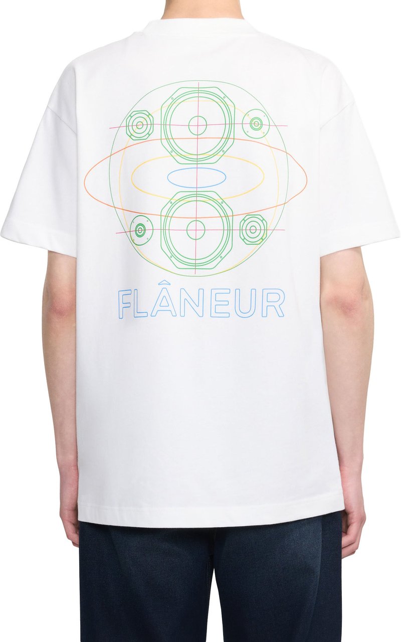 FLÂNEUR Speaker T-Shirt | White Wit