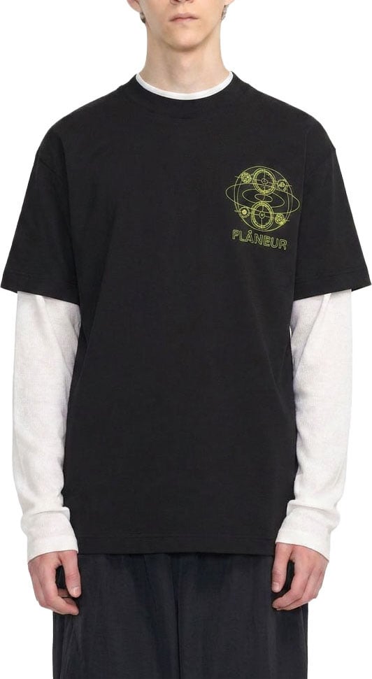 FLÂNEUR Speaker T-Shirt | Black Zwart