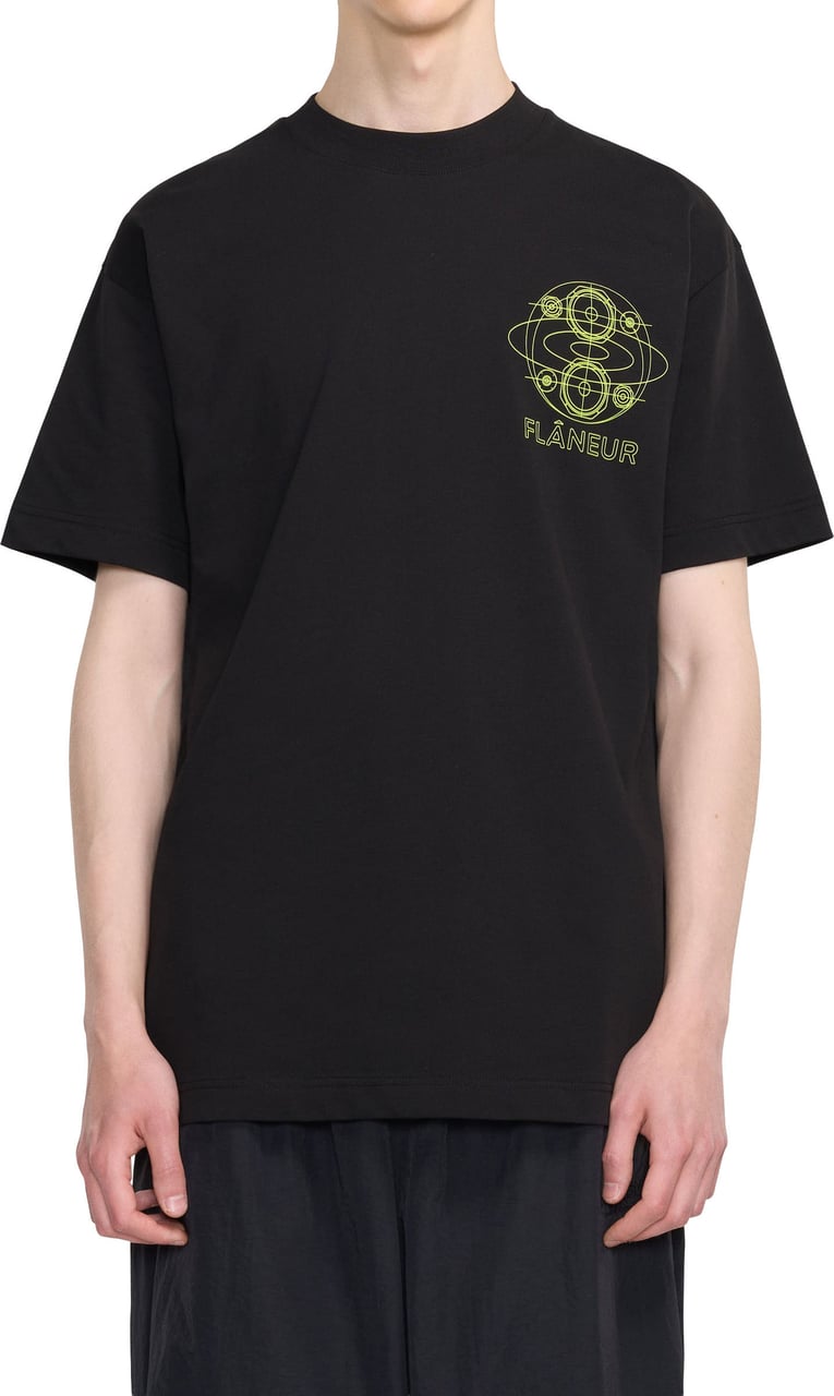 FLÂNEUR Speaker T-Shirt | Black Zwart