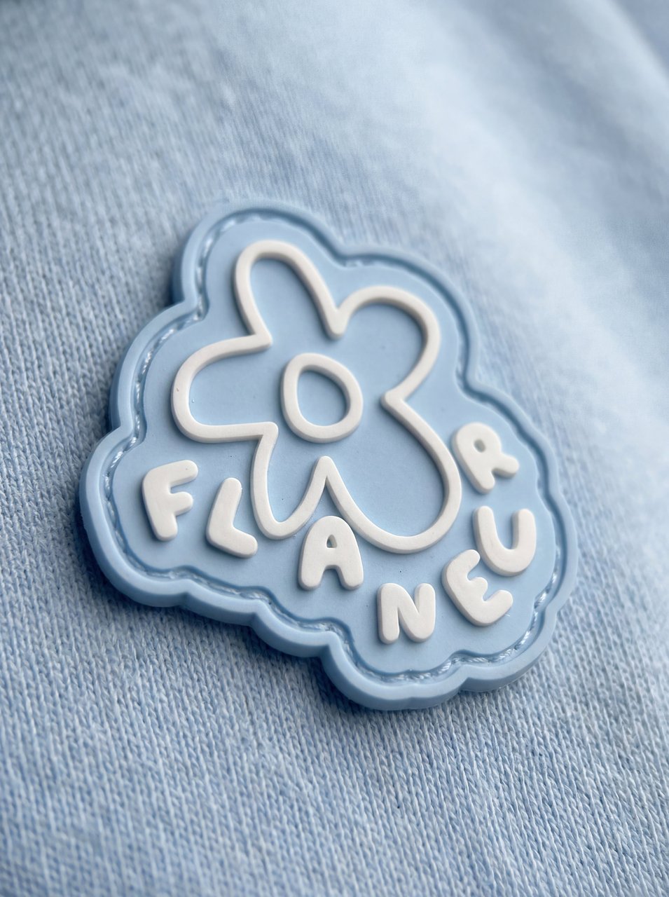 FLÂNEUR Rubber blossom t-shirt | White Wit