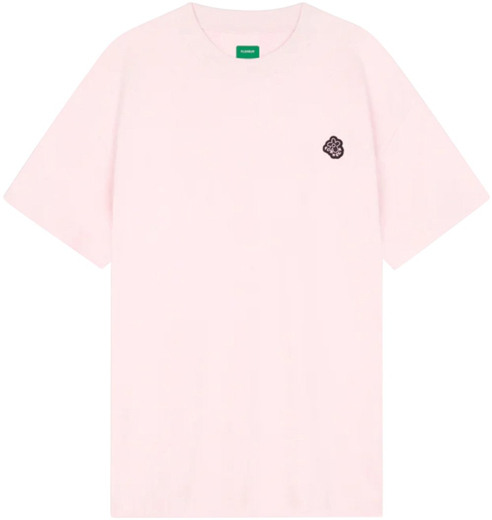 FLÂNEUR Rubber Blossom T-shirt ROZE Roze