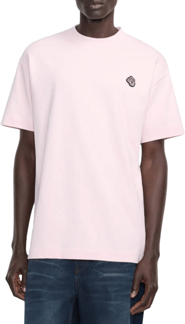 FLÂNEUR Rubber Blossom T-shirt ROZE Roze