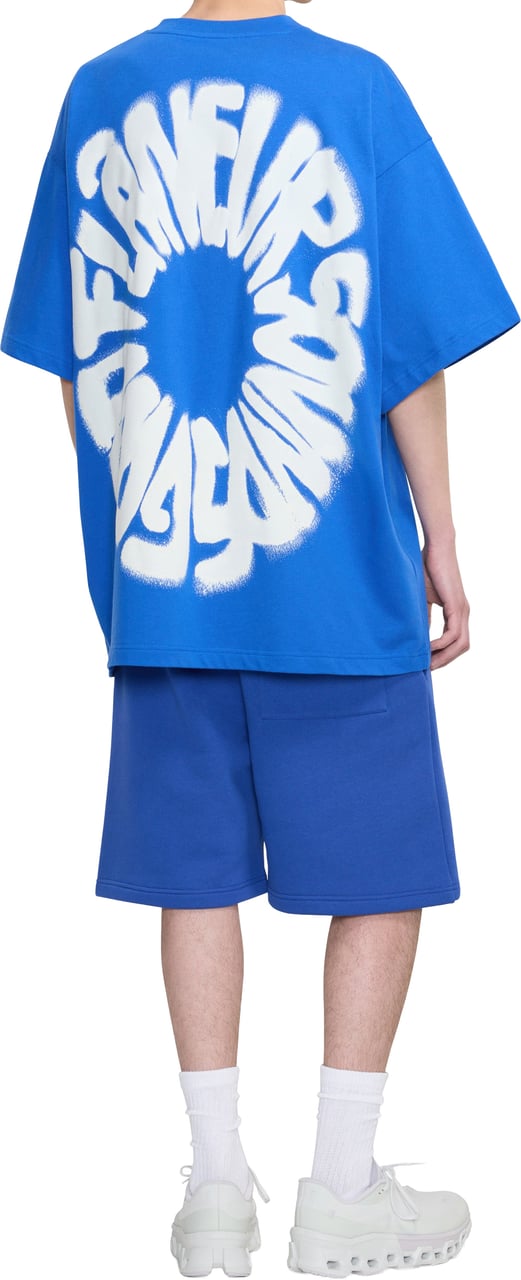 FLÂNEUR Sounds Good T-Shirt | Cobalt Blue Blauw