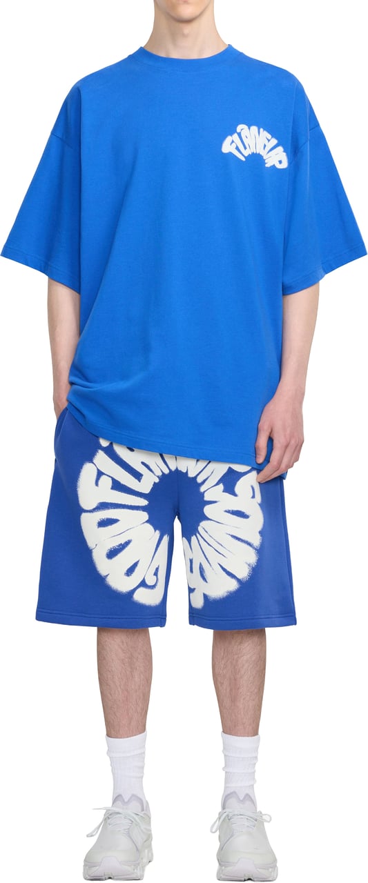 FLÂNEUR Sounds Good T-Shirt | Cobalt Blue Blauw