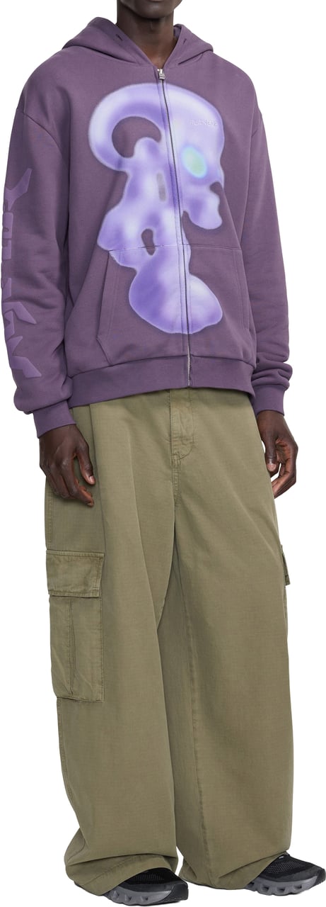FLÂNEUR Alien Zip-Up | Purple Paars