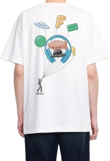 FLÂNEUR Inflatables T-Shirt | White Wit