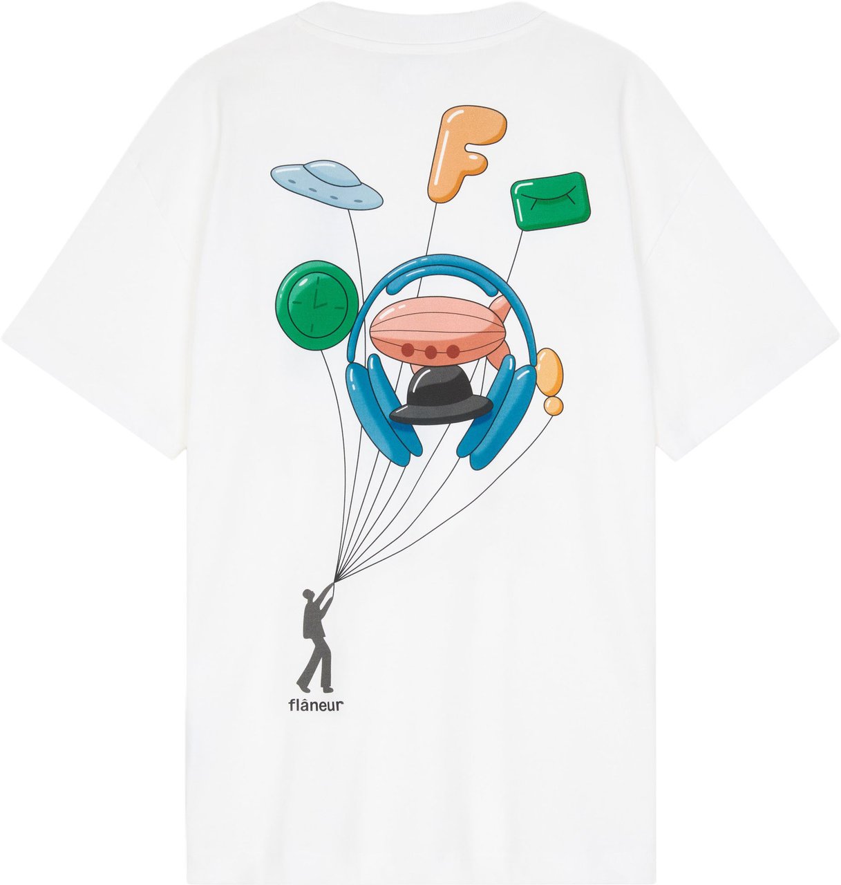 FLÂNEUR Inflatables T-Shirt | White Wit