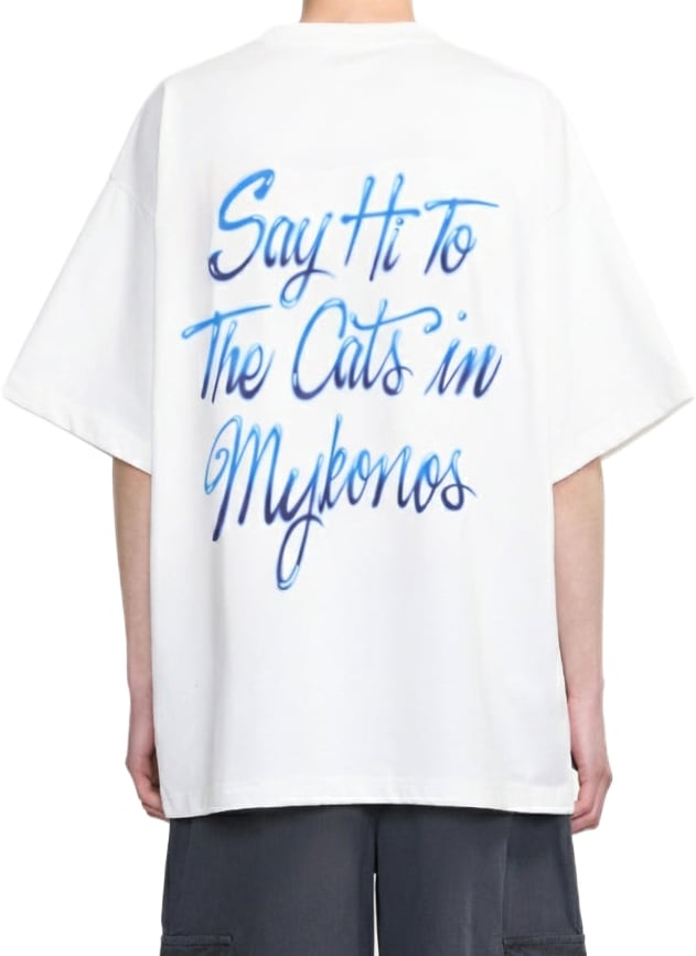 FLÂNEUR Cats T-Shirt | White Wit