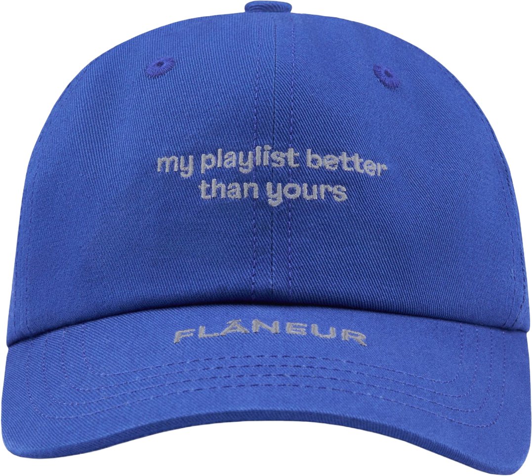 FLÂNEUR Playlist Cap | Blue Blauw