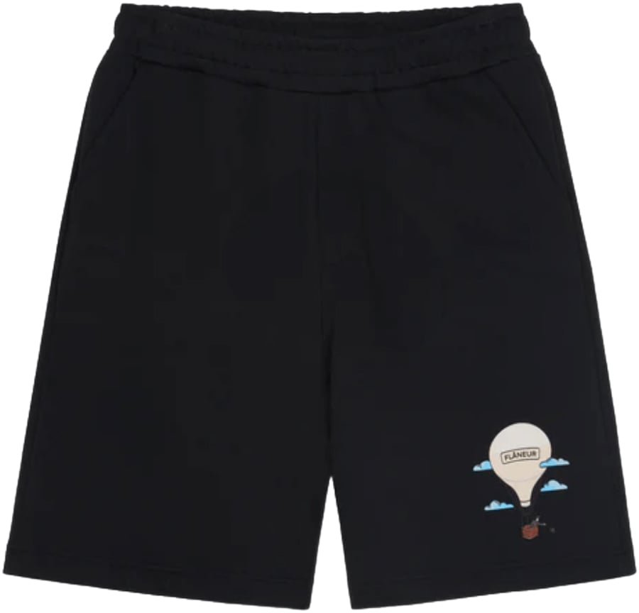 FLÂNEUR Aéronautique Shorts ZWART Zwart