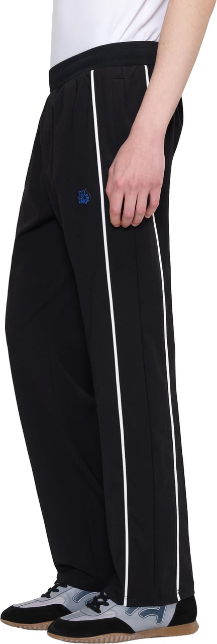 FLÂNEUR Blossom Track Pants | Black Zwart