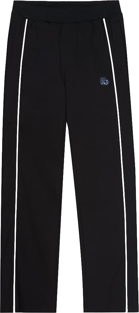 FLÂNEUR Blossom Track Pants | Black Zwart