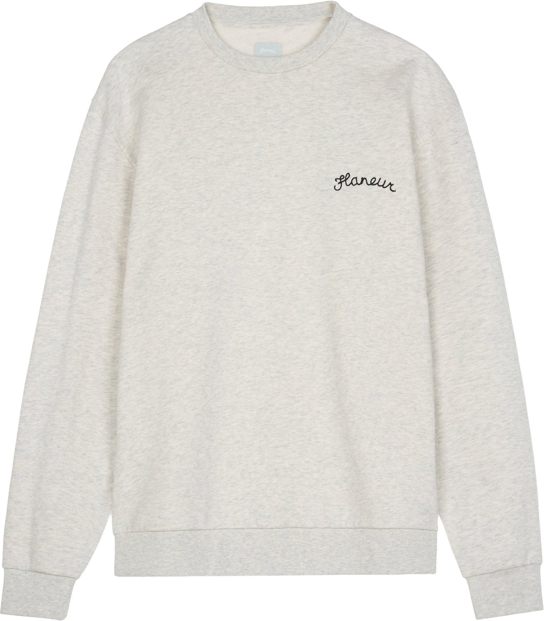 FLÂNEUR Signature Sweater | Heather Grey Grijs